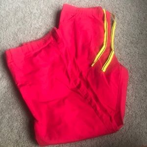 Red wonderwink scrub bottoms